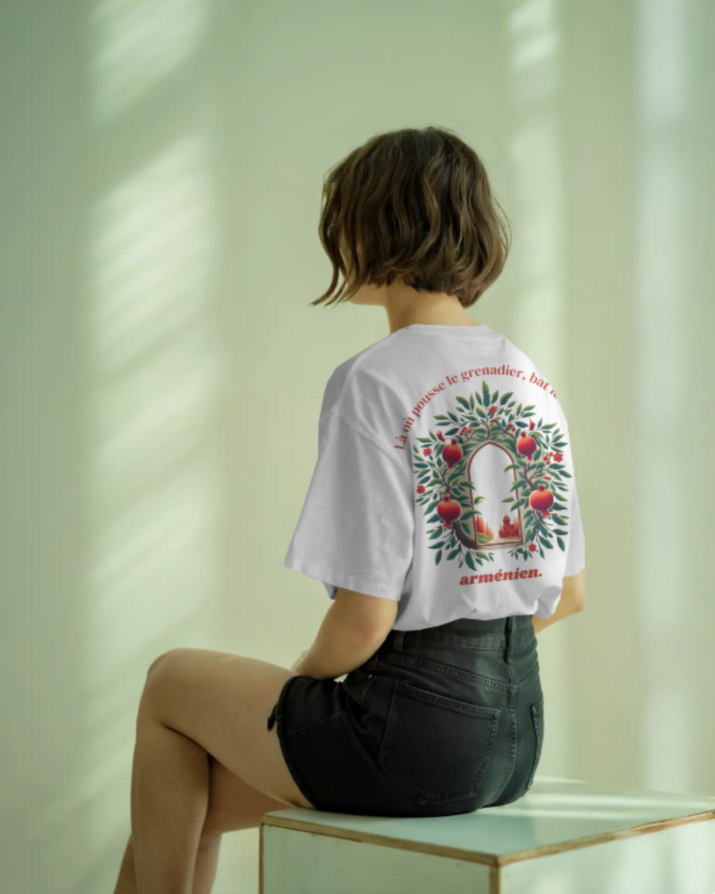 T-shirt "Là où pousse le grenadier, bat le cœur arménien"