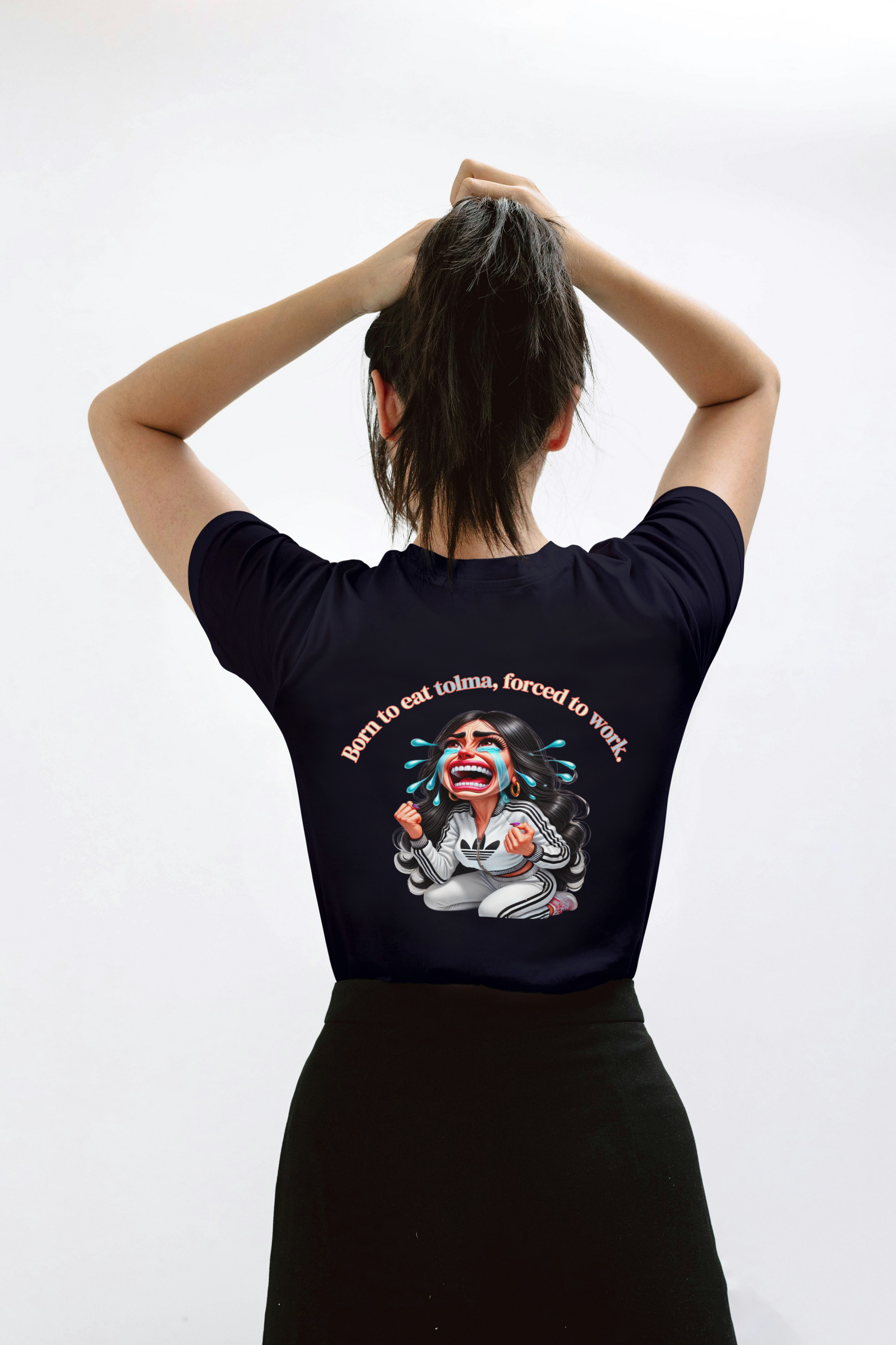 T-shirt femme - Born to Eat Tolma
