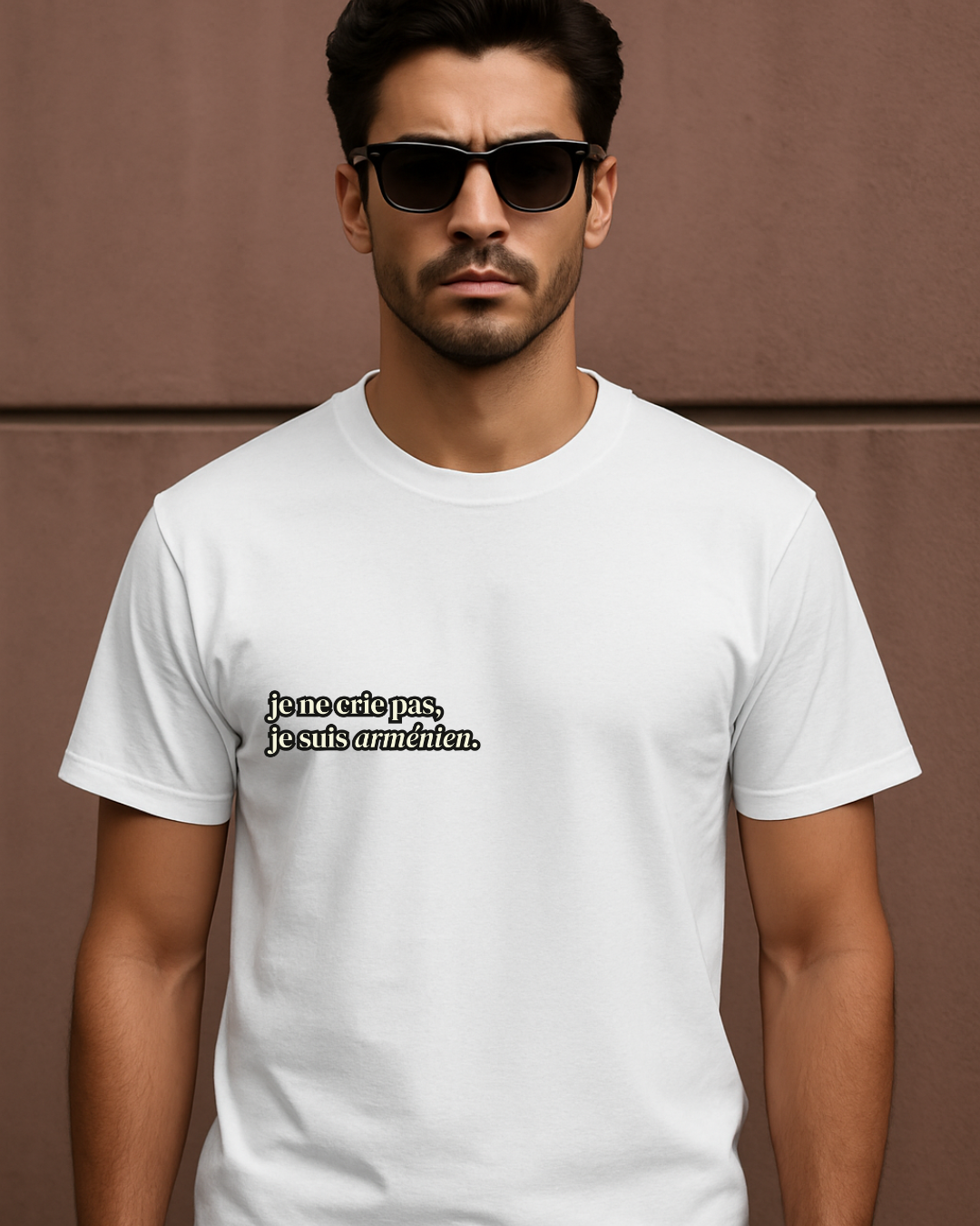 T-shirt homme "Je ne crie pas, je suis arménien"