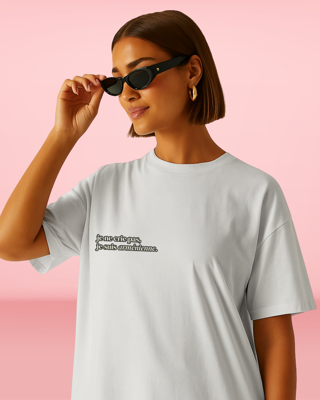 T-shirt "Je ne crie pas, je suis arménienne"