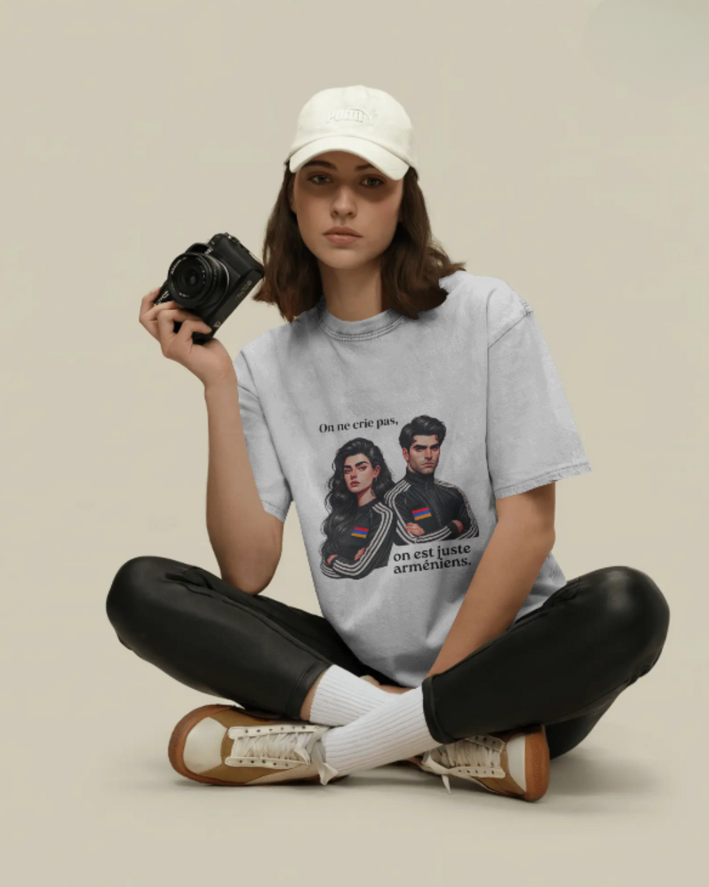 T-shirt "On ne crie pas, on est juste arméniens"