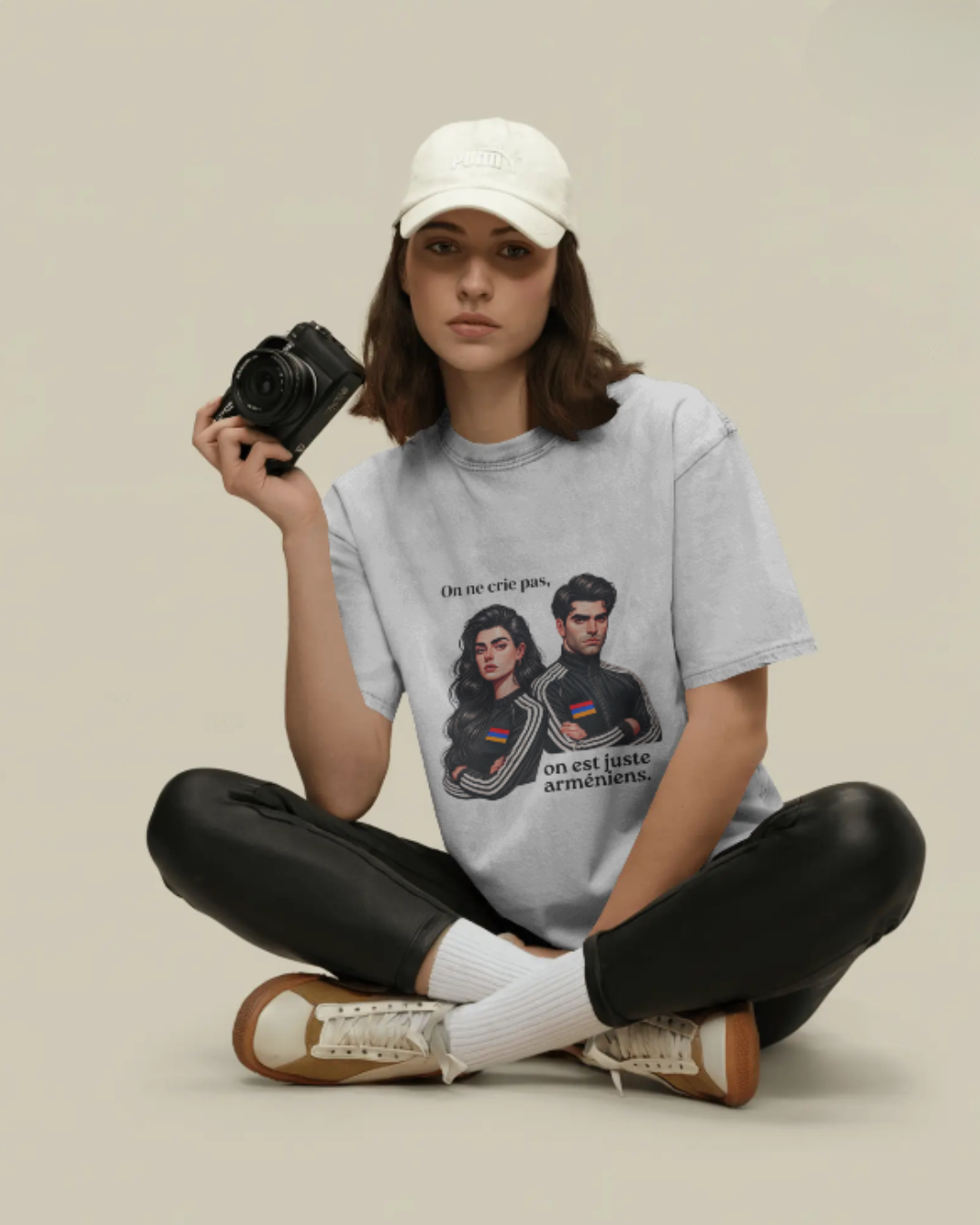 T-shirt "On ne crie pas, on est juste arméniens"