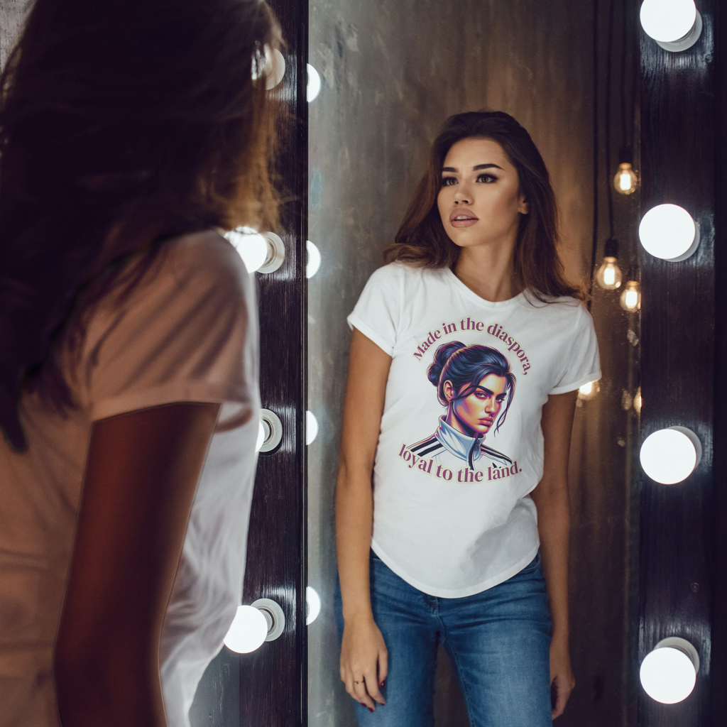 T-shirt femme : Made in the diaspora, loyal to the land