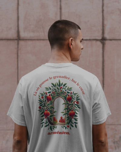 T-shirt "Là où pousse le grenadier, bat le cœur arménien"